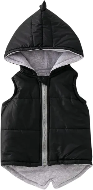 Youth Boy Jackets Baby Outerwear Girls Boys Coat Kids Hooded Winter Vest Dinosaur Toddler Jacket Boys Down Coat Size 12